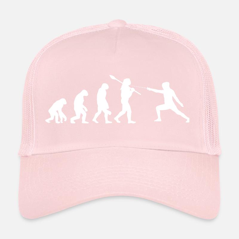 Évolution du sport de combat en silhouette d’escrime Casquette trucker 