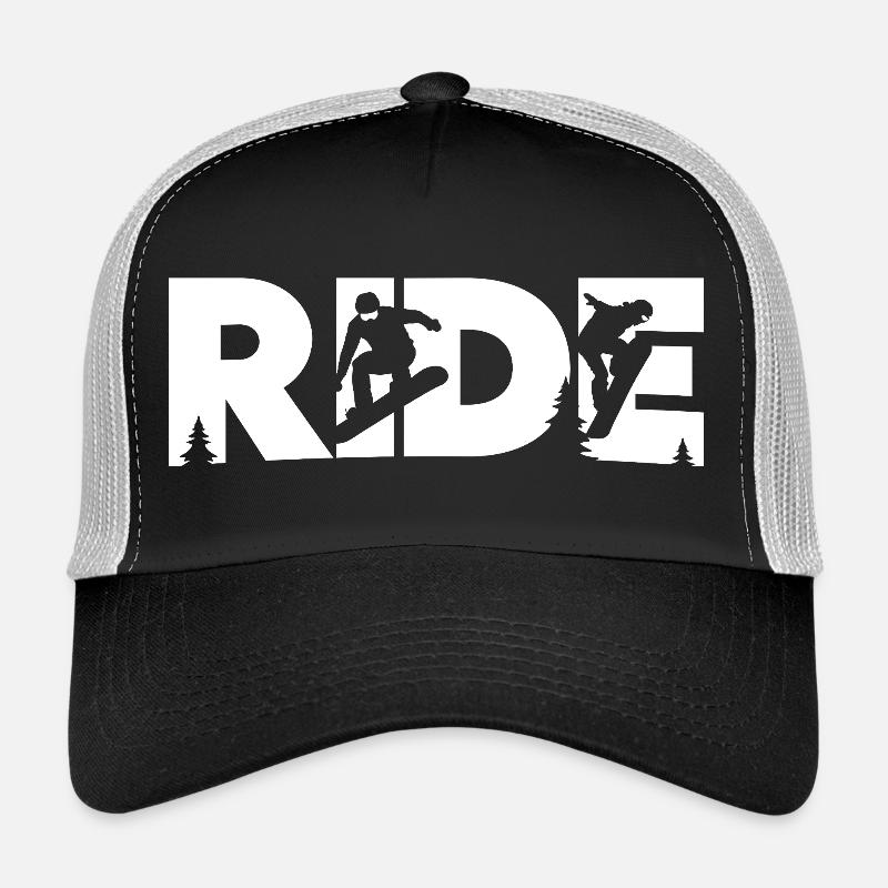 Ride Snowboarden Snowboard Snowboarder Trucker Cap
