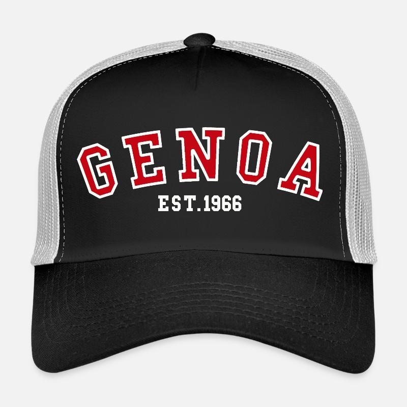 Genoa Est. 1966 - Trucker Cap - black/stone grey
