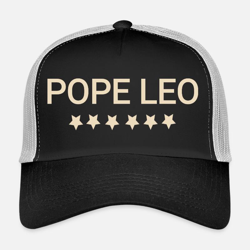 papst leo text Trucker Cap