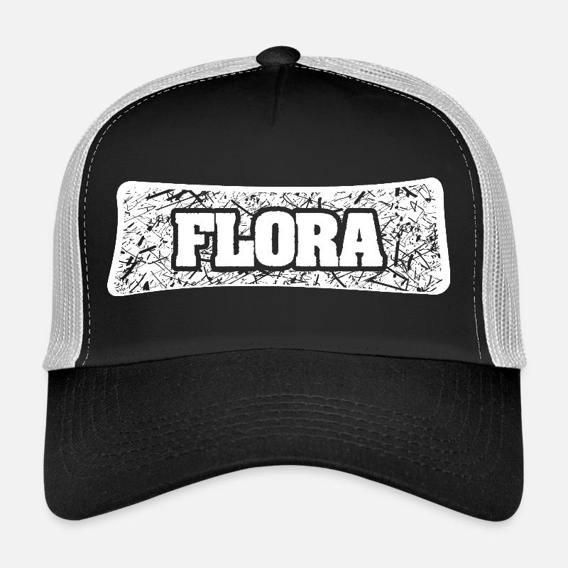 Flora comme nom Casquette trucker 