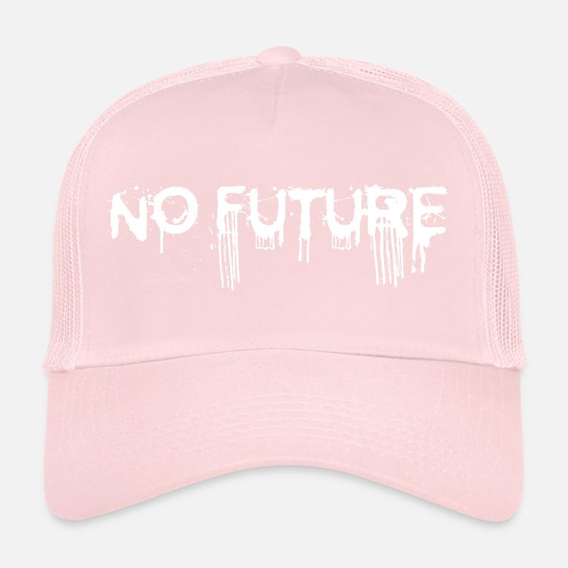 NO FUTURE (blanc) Casquette trucker 