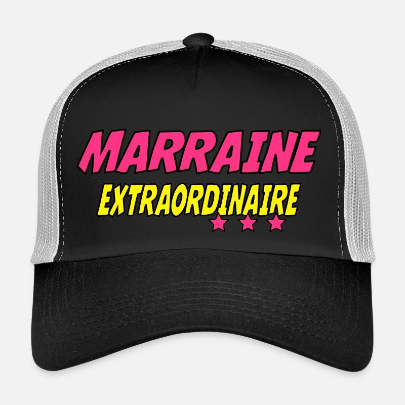 Marraine extraordinaire - Trucker Cap - Schwarz/Steingrau