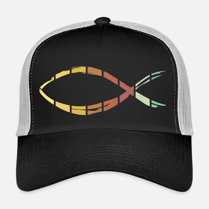 Jesus Fisch Trucker Cap