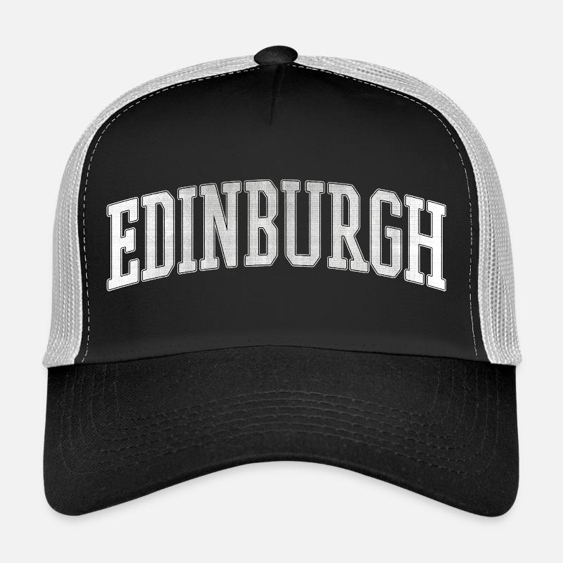 Edinburgh Varsity Bow Font Trucker Cap