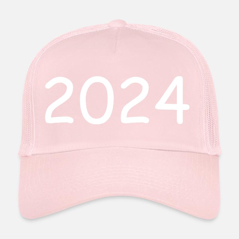 2024 year white Trucker Cap