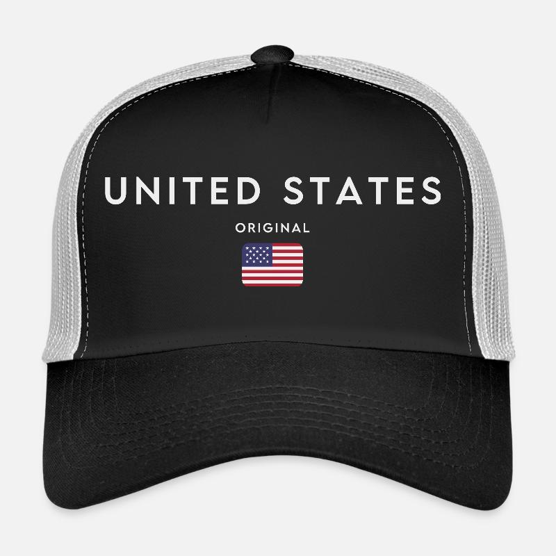 Drapeau des États-Unis Casquette trucker 