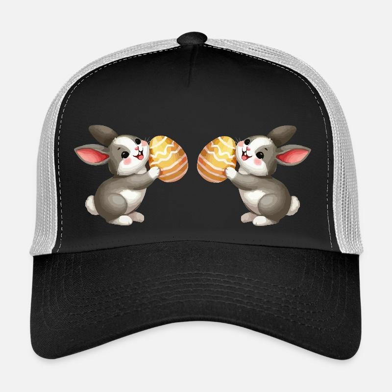 Bunny Rabbit Easter 2 Trucker Cap