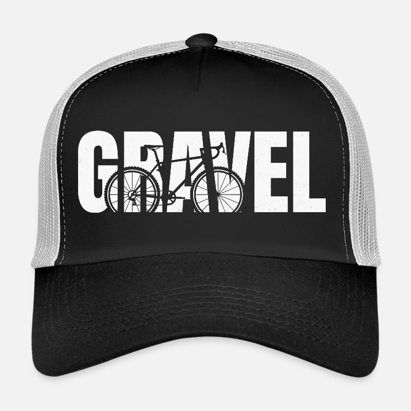 Gravel Typography Trucker Cap
