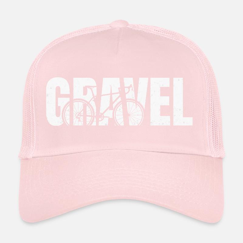 Typographie du gravier Casquette trucker 