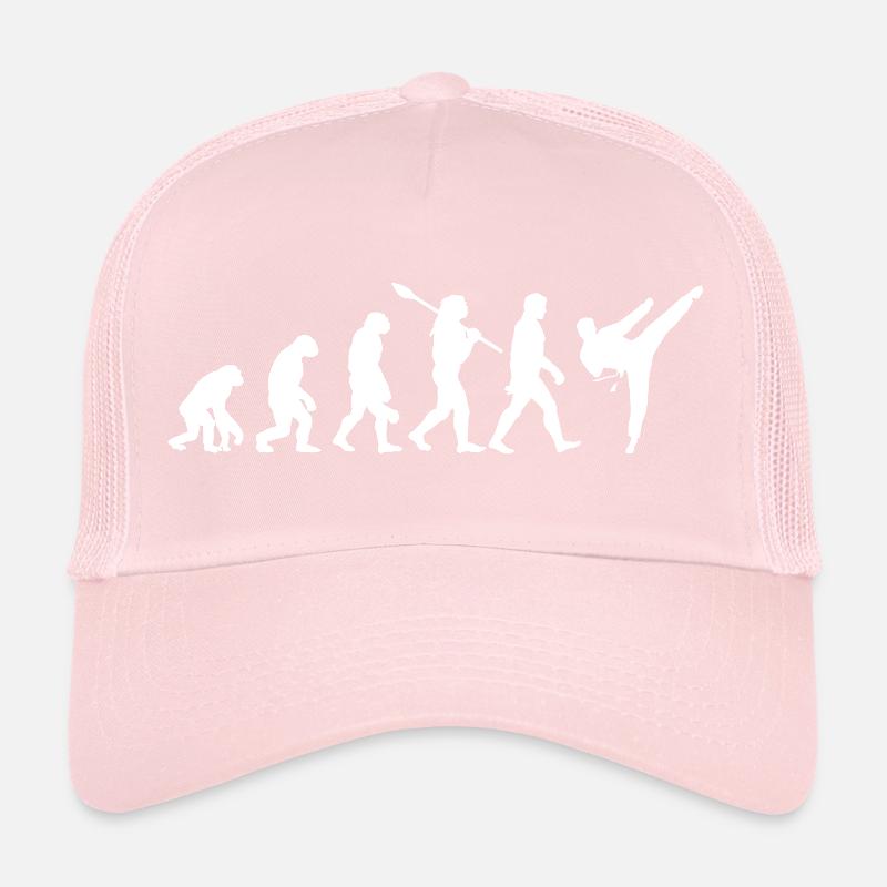 Évolution, Combat, Judo, Karate, MMA, Taekwondo Casquette trucker 