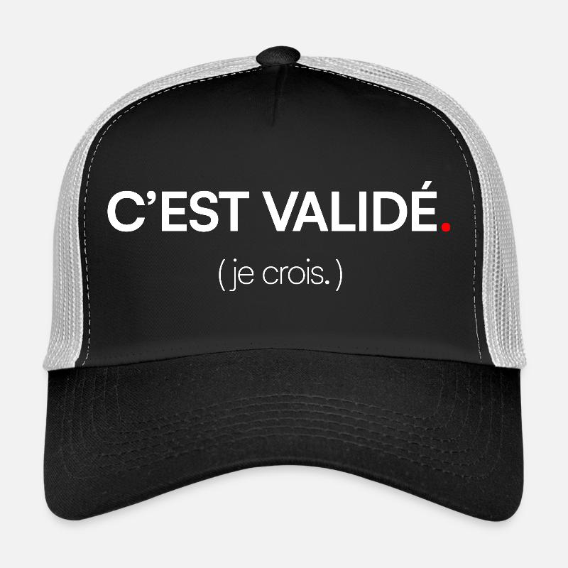 C’est validé Humour Moderne Minimal Casquette trucker 