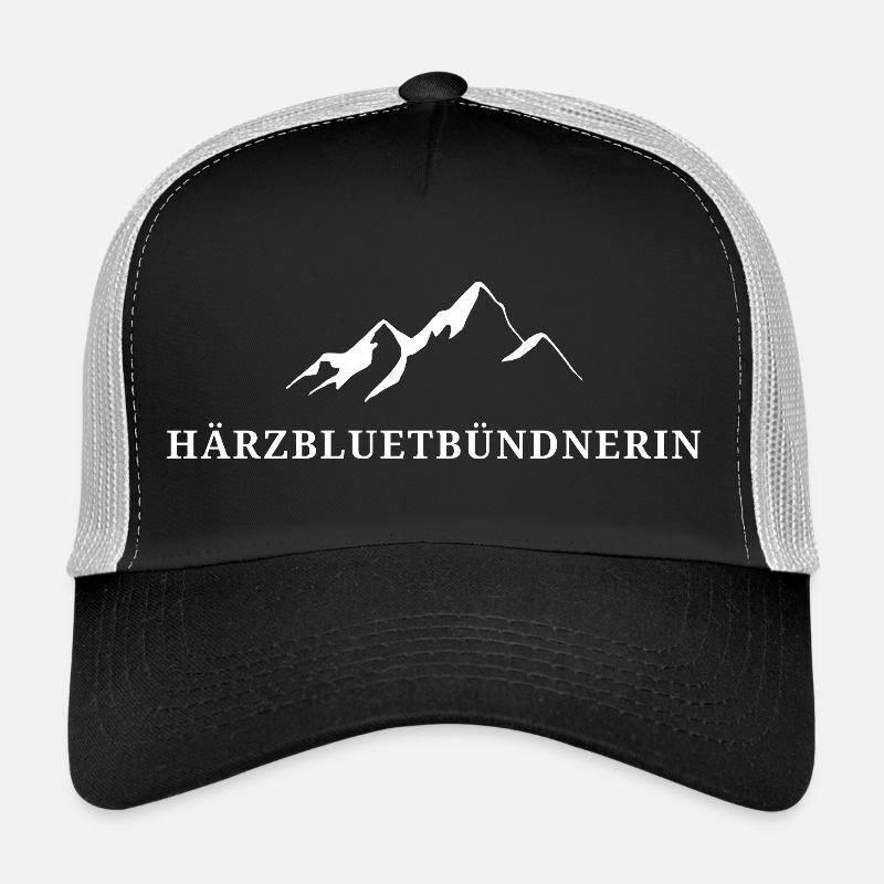Härzbluetbündnerin Stolze Bündnerin Graubünden Trucker Cap