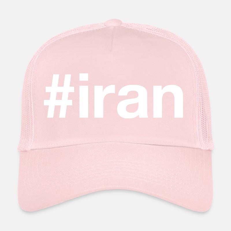Iran Hashtag Trucker Cap