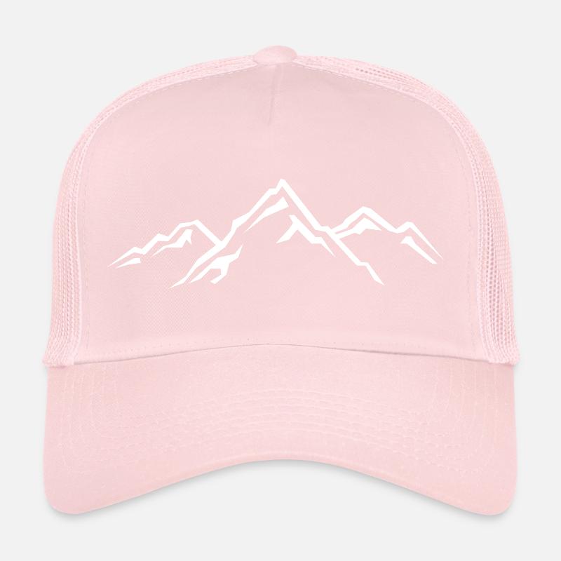 Mountain Mountains Nature Conservation Trucker Cap