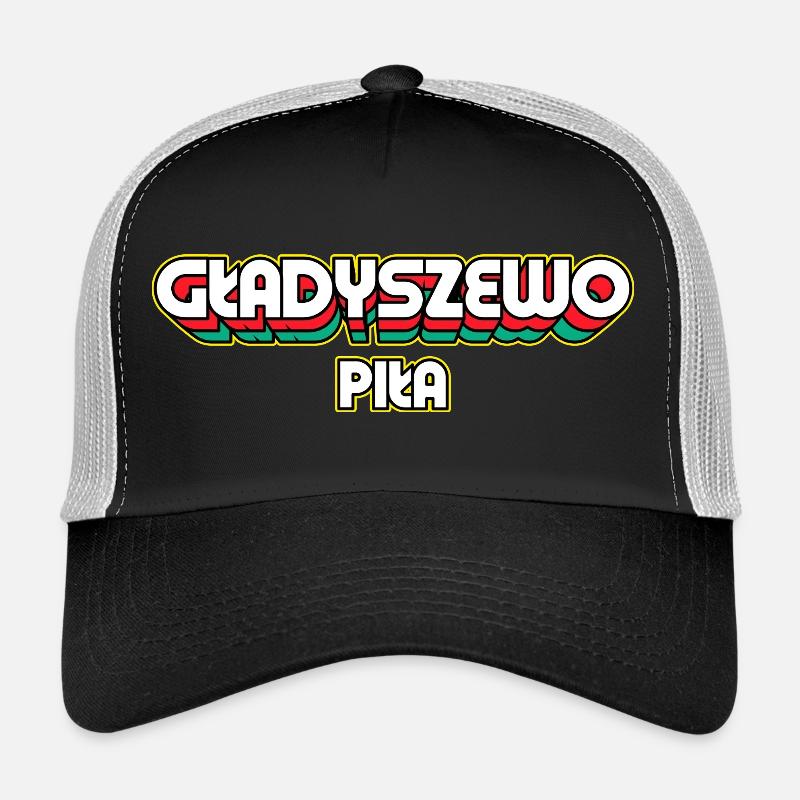 Gładyszewo Piła. Retro District Name Trucker Cap