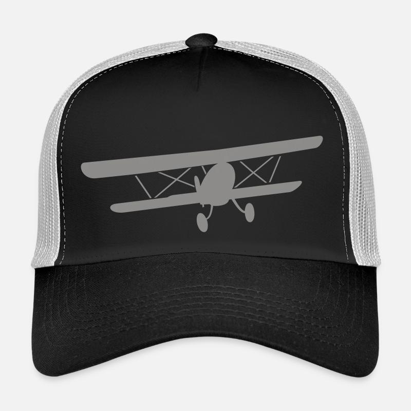 doppeldecker_02 - Trucker Cap - black/stone grey