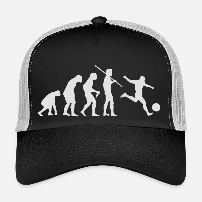 FUSSBALL - Trucker Cap - Schwarz/Steingrau