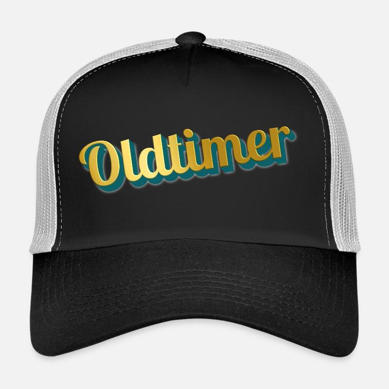 oldtimer - Trucker Cap - Schwarz/Steingrau