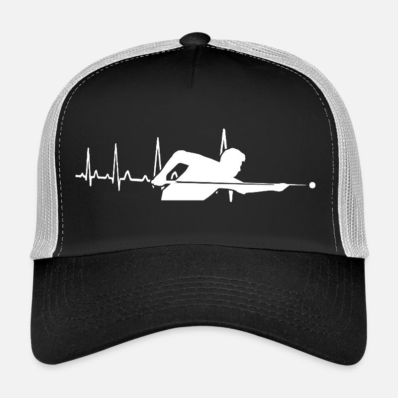 Herzschlag Billard Trucker Cap
