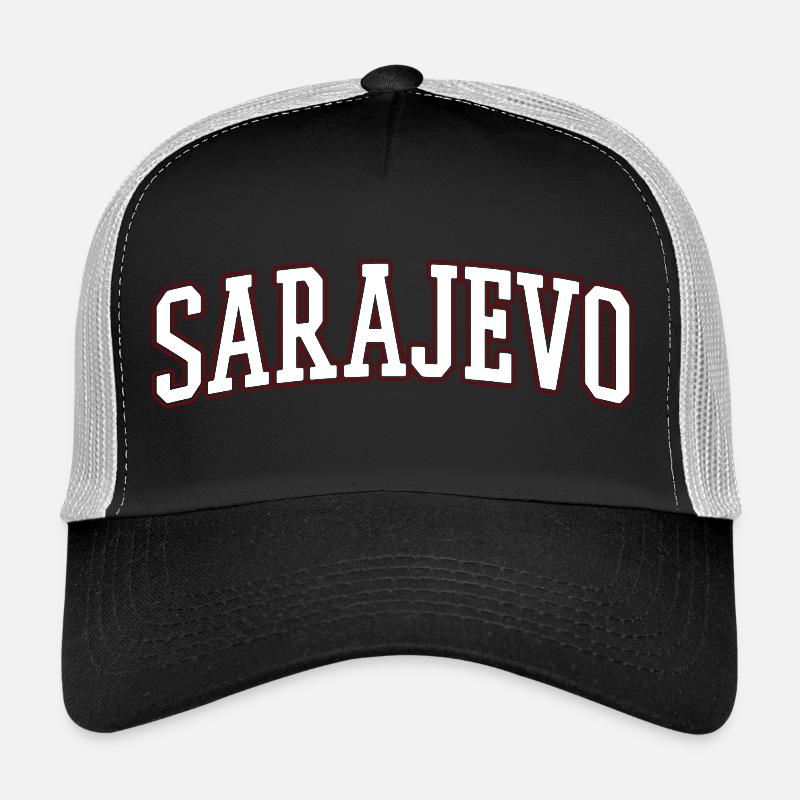Sarajevo Bold Lettering Trucker Cap