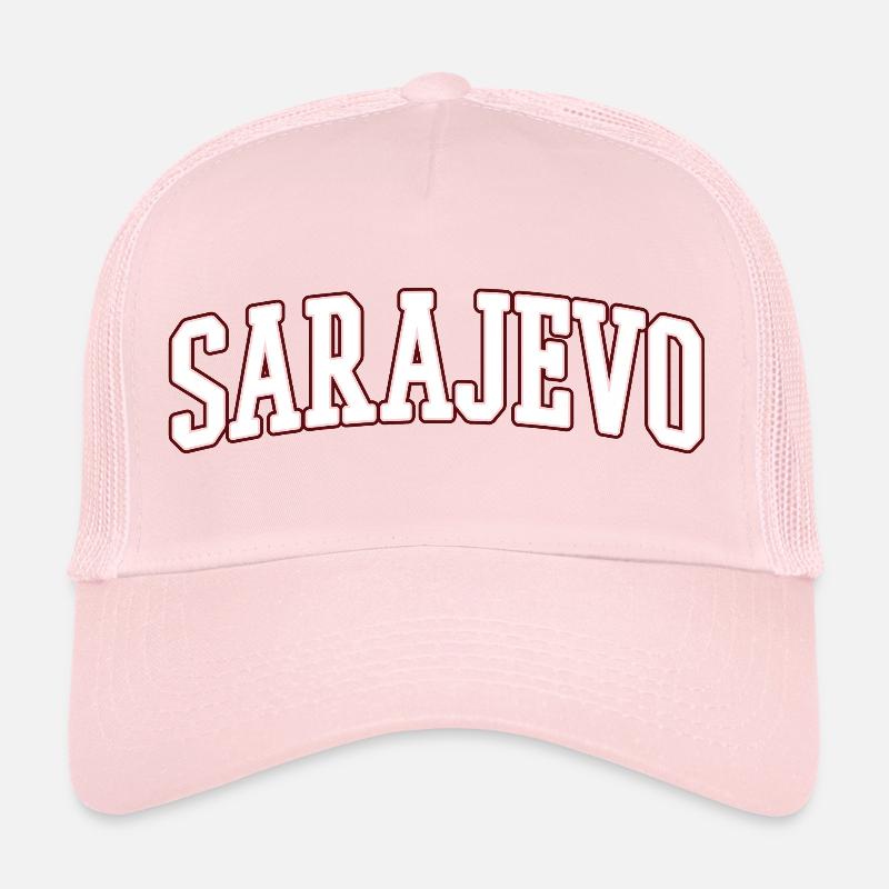 Sarajevo Bold Lettering Trucker Cap