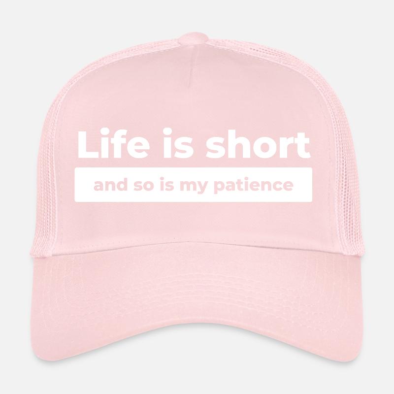 Citation de la vie drôle Casquette trucker 