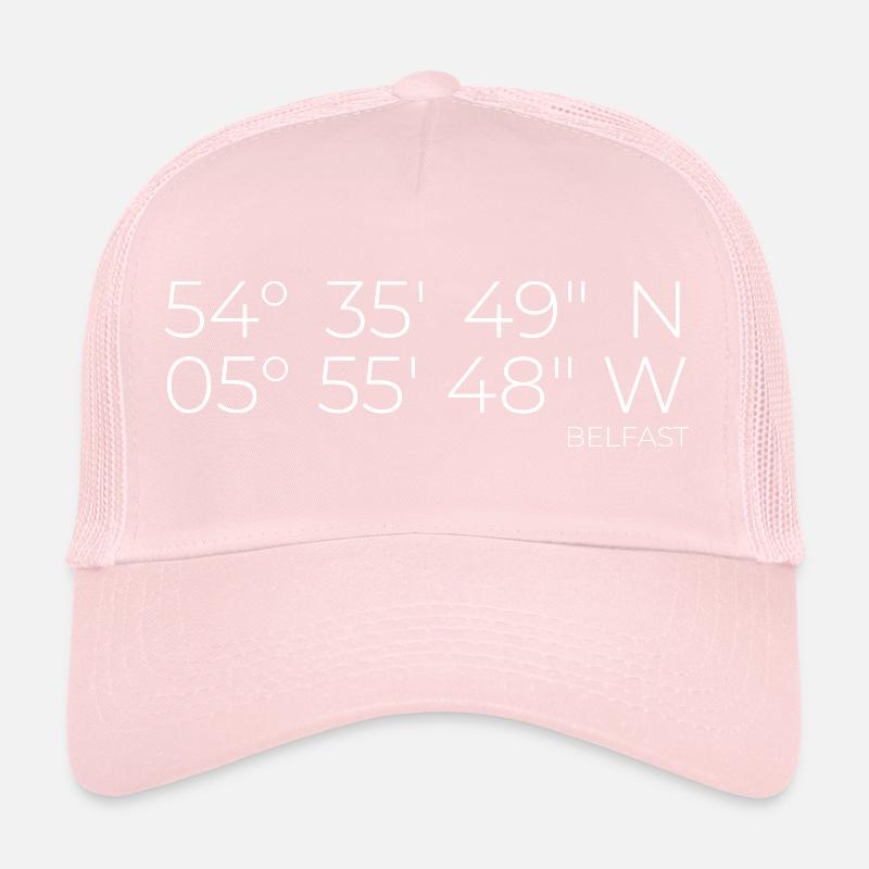 Coordinates: Belfast, Ireland Trucker Cap