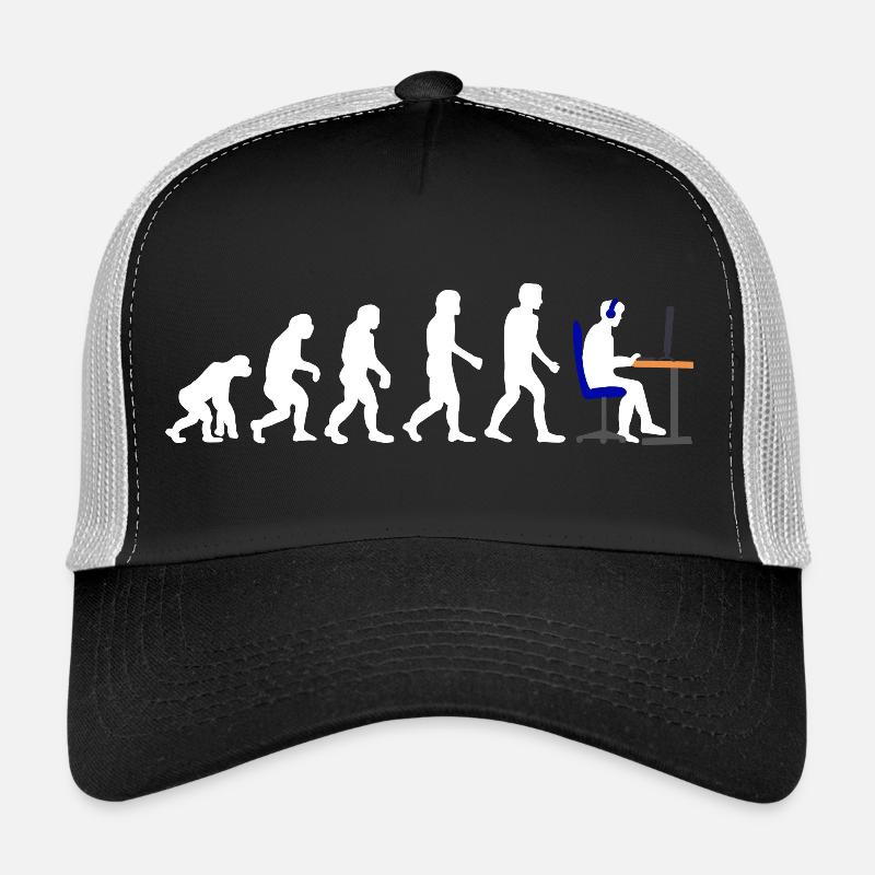 Gamer Evolution - Trucker Cap - Schwarz/Steingrau