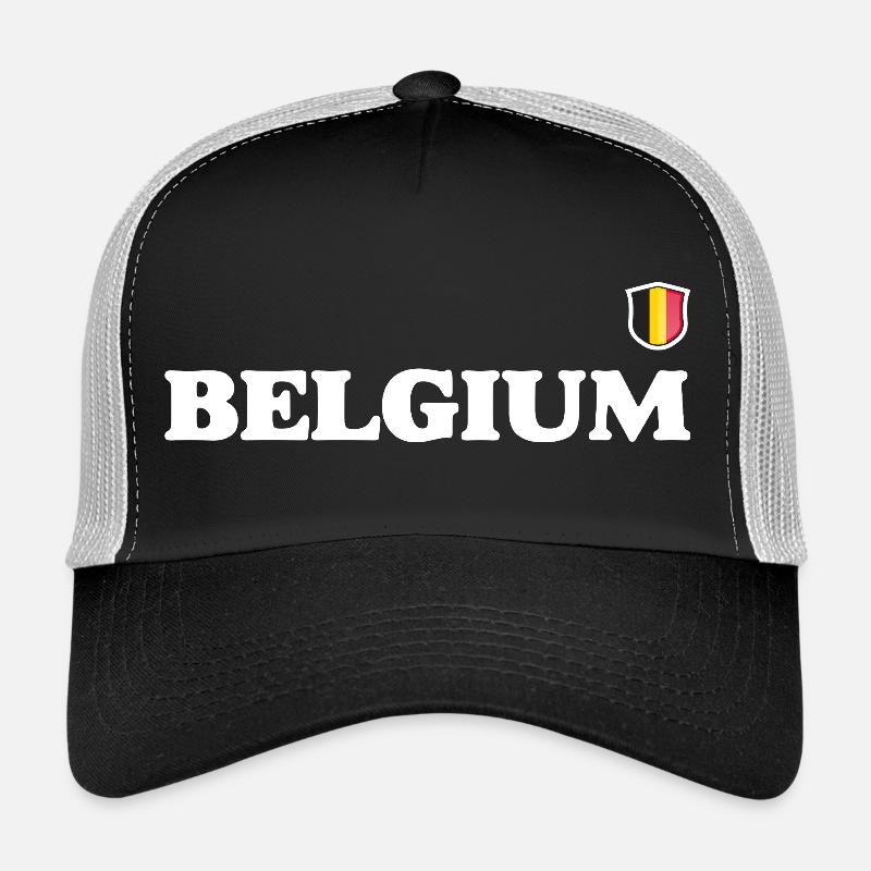 Drapeau de la Belgique Casquette trucker 