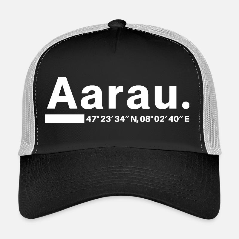 Aarau Coordonnées Argovie Aarauer Aarauerin Casquette trucker 