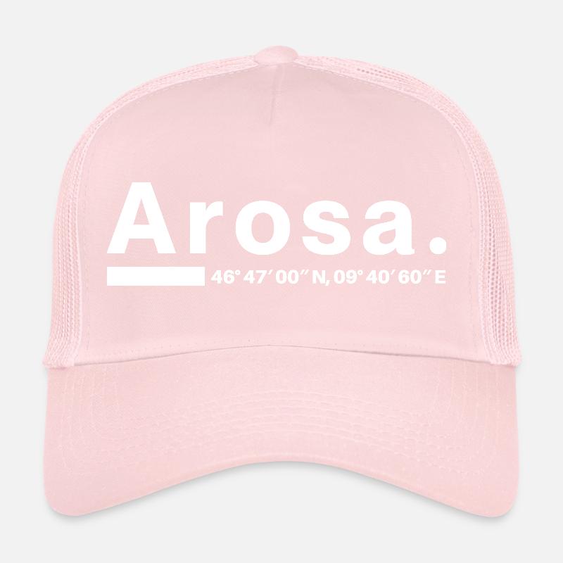 Coordonnées Arosa Grisons Aroser Aroserin Casquette trucker 
