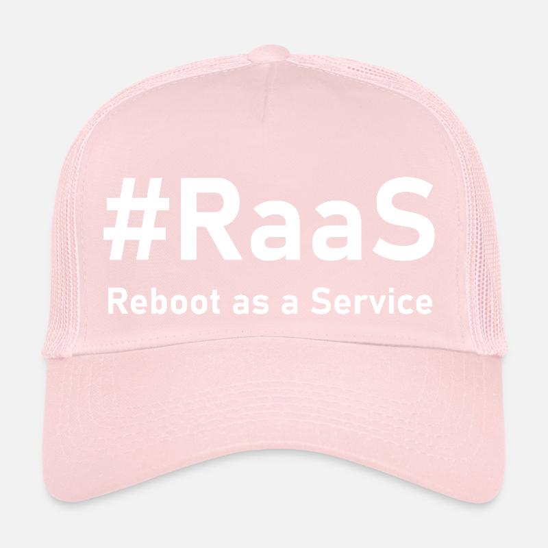 RaaS – Reboot as a Service | Lustiger IT-Spruch Trucker Cap