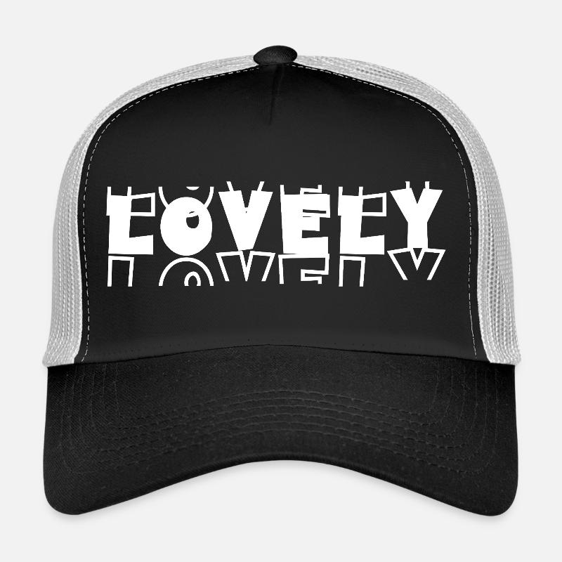 Schöne Vibes - Trucker Cap - Schwarz/Steingrau
