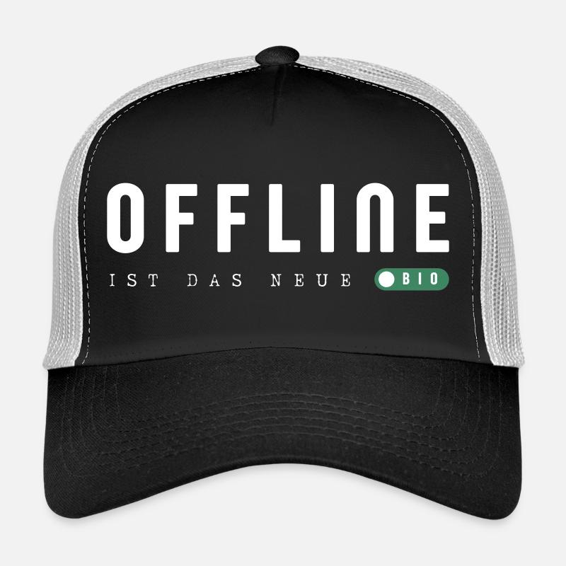 Hors ligne, c’est la nouvelle bio Casquette trucker 