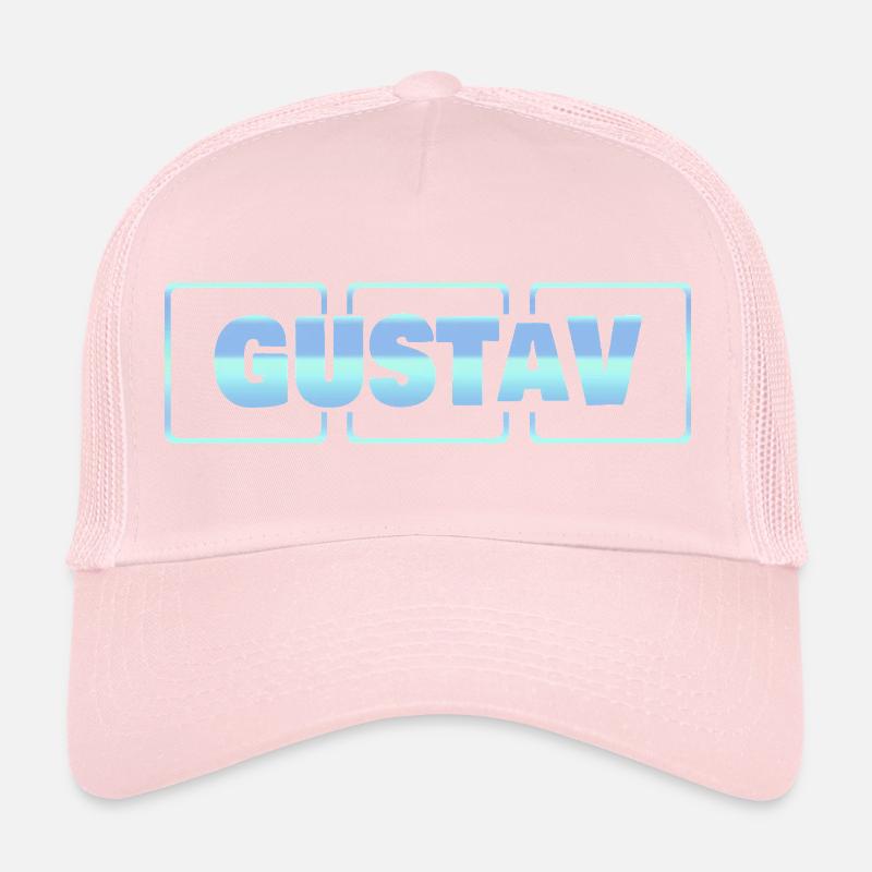 Gustav Blau Casquette trucker 