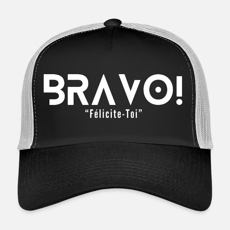 "BRAVO"... Congratulate yourself - Trucker Cap - black/stone grey