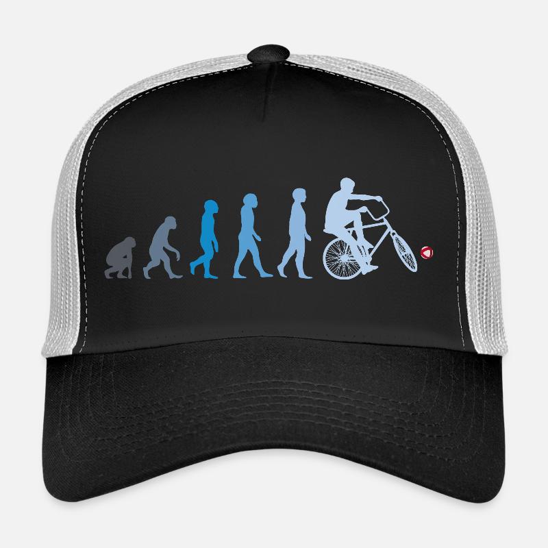 Cyclisme, Cyclball, Cyclisme en salle, Évolution Casquette trucker 