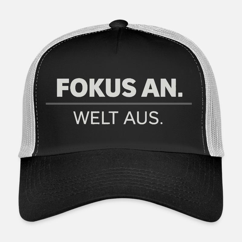 Succès, Concentration, Confiance Casquette trucker 