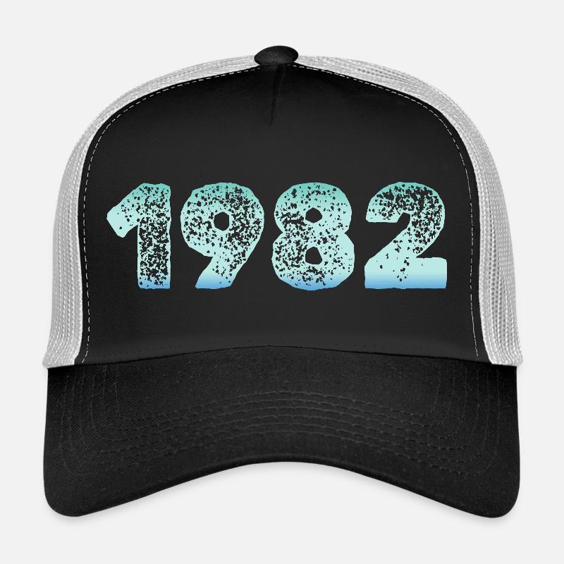 Grunge 1982 Birth Vintage Trucker Cap