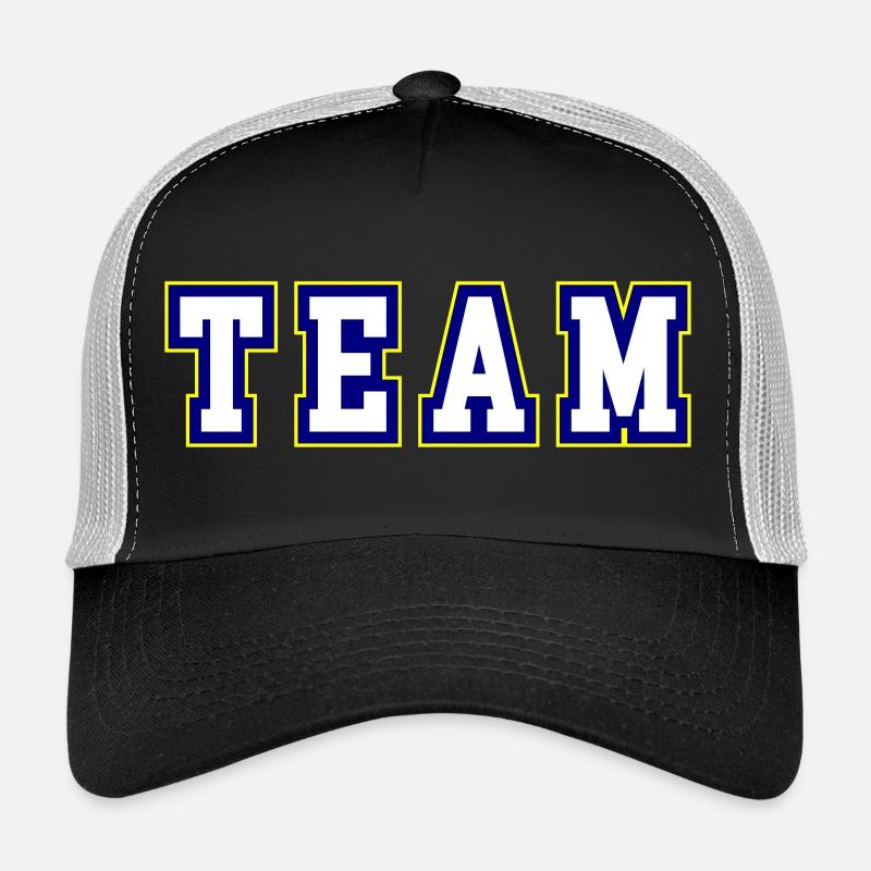 Lettrage d’équipe Casquette trucker 