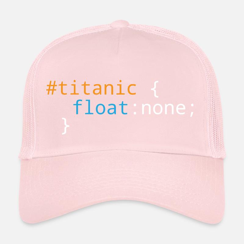 Css Puns - Titanic Trucker Cap