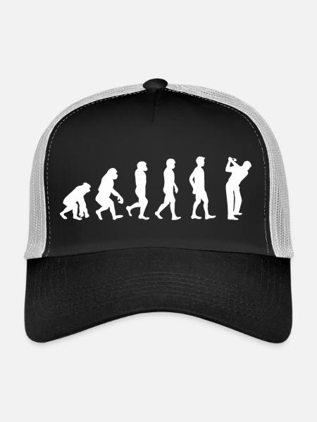 Evolution Golf - Casquette trucker - noir/gris pierre