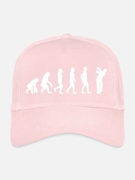 Evolution Golf - Trucker Cap - Hellrosa - Vorne