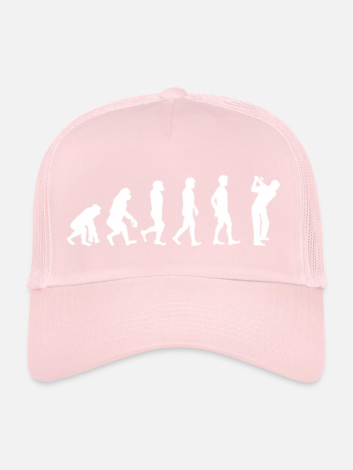 Evolution Golf - Casquette trucker - rose pâle - Devant