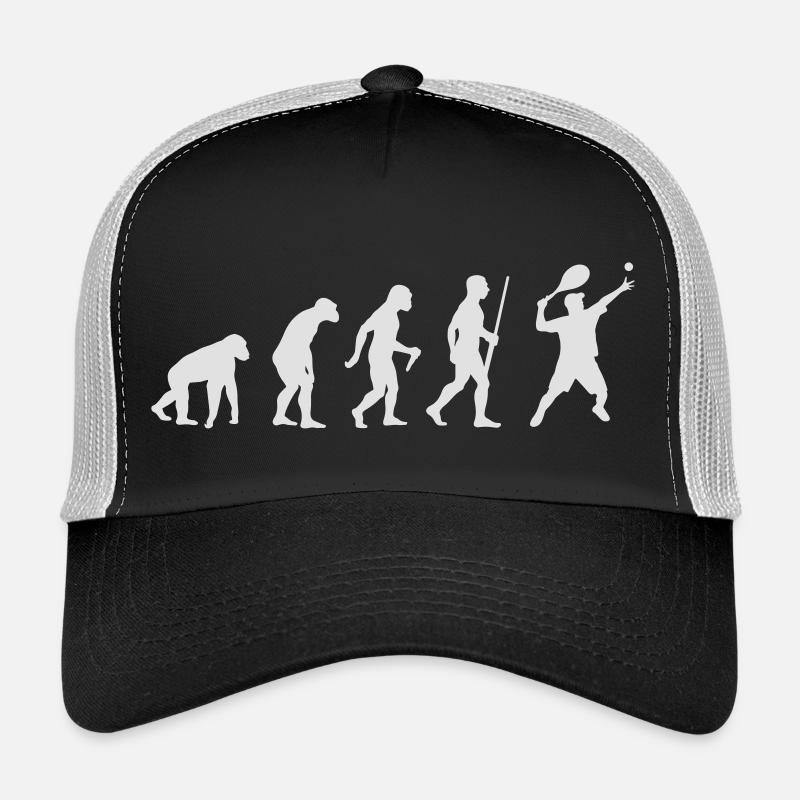 Tennis Evolution - Trucker Cap - Schwarz/Steingrau