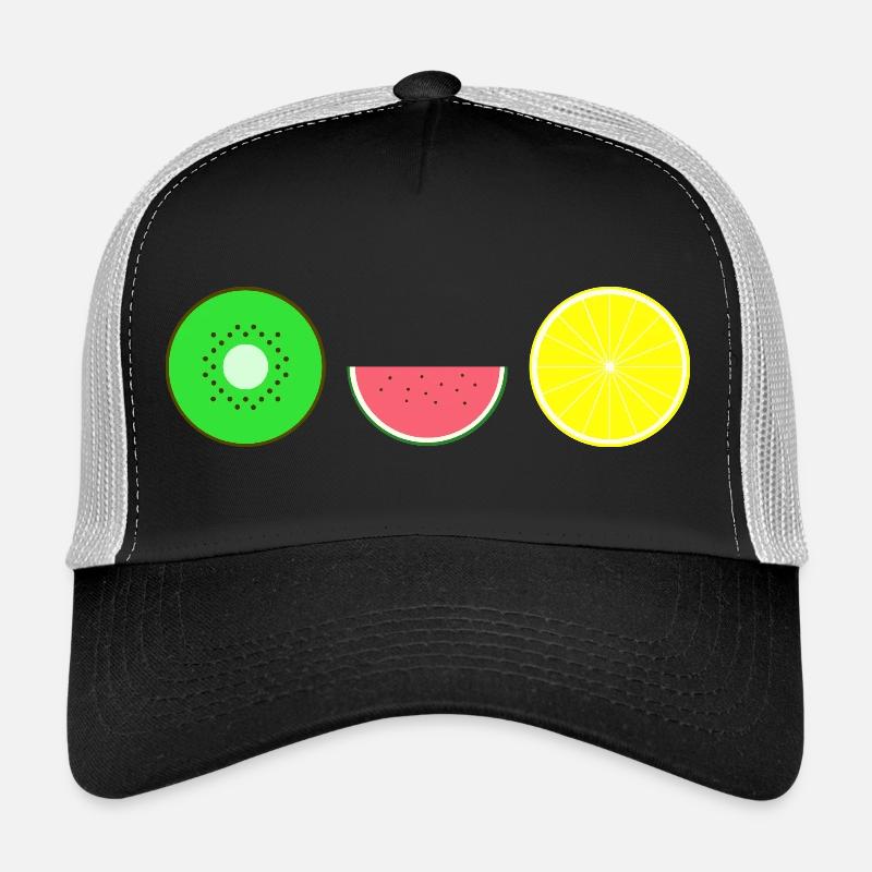 DIGITAL FRUIT - Hipster KIWI CITRON MELON Casquette trucker 