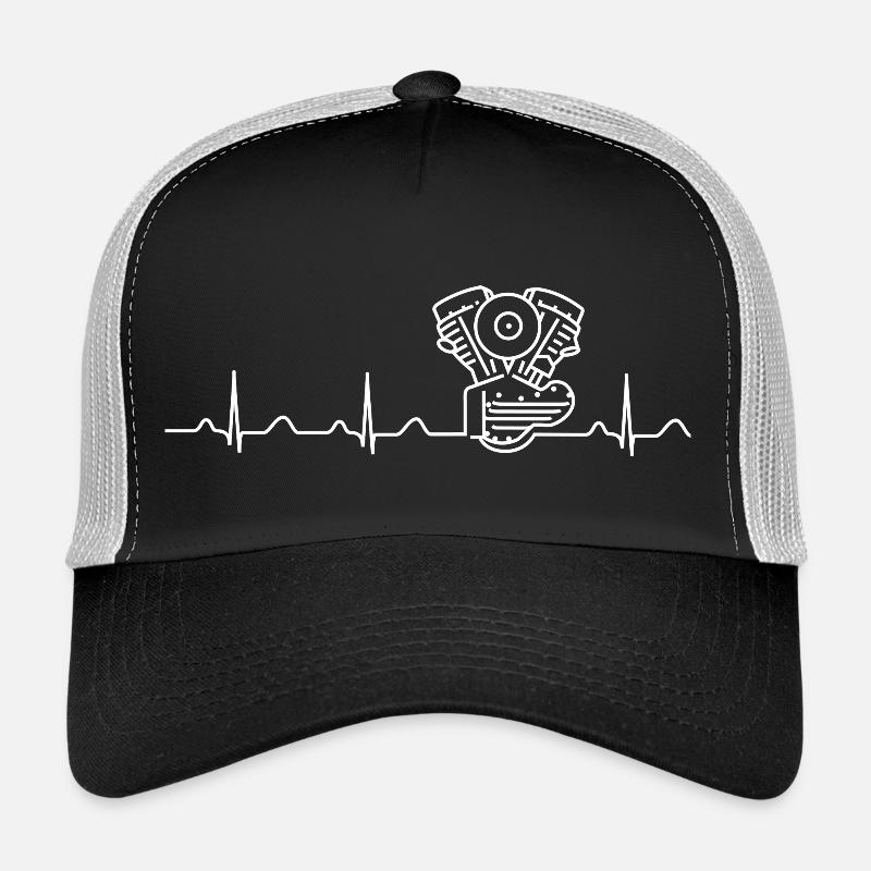 Panhead Heartbeat white Trucker Cap