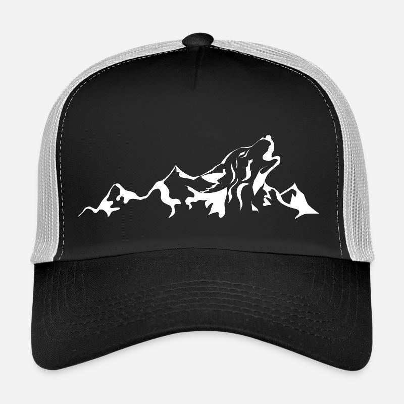 Mountain Wolf - Trucker Cap - black/stone grey