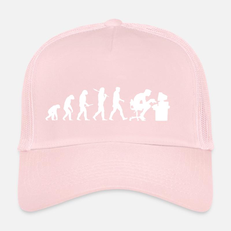 Evolution Computer Nerd! PC Nerd! IT! Technik! Trucker Cap